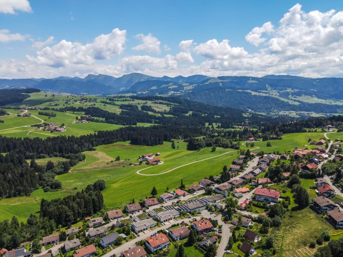 Allgäu Chalet mit Berg-Panorama Oberreute Exterior foto