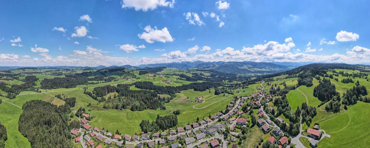 Allgäu Chalet mit Berg-Panorama Oberreute Exterior foto